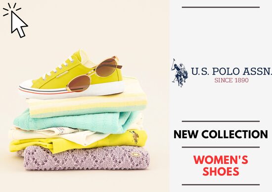 U.S. POLO ASSN. WOMEN'S SHOES COLLECTION WITH SIZE RANGE FROM 19,50 € / PIECE